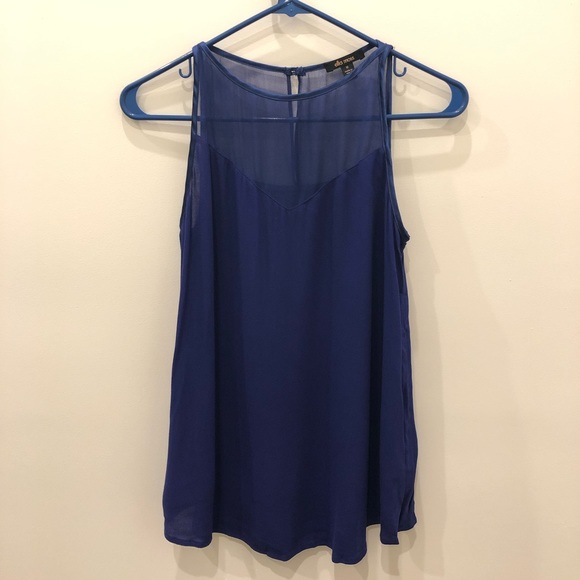 Ella Moss Blue Blouse - Picture 1 of 6